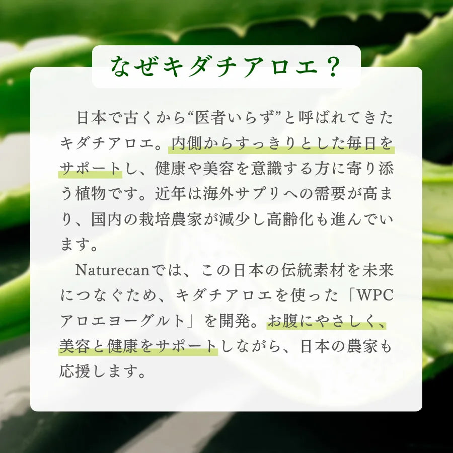 【期間限定】ホエイプロテイン(WPC)アロエヨーグルト
