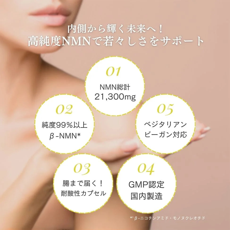 NMNサプリメント 高純度99%以上の国内製造β-NMN | Naturecan NMNサプリメント 高純度99%以上の国内製造β-NMN | Naturecan