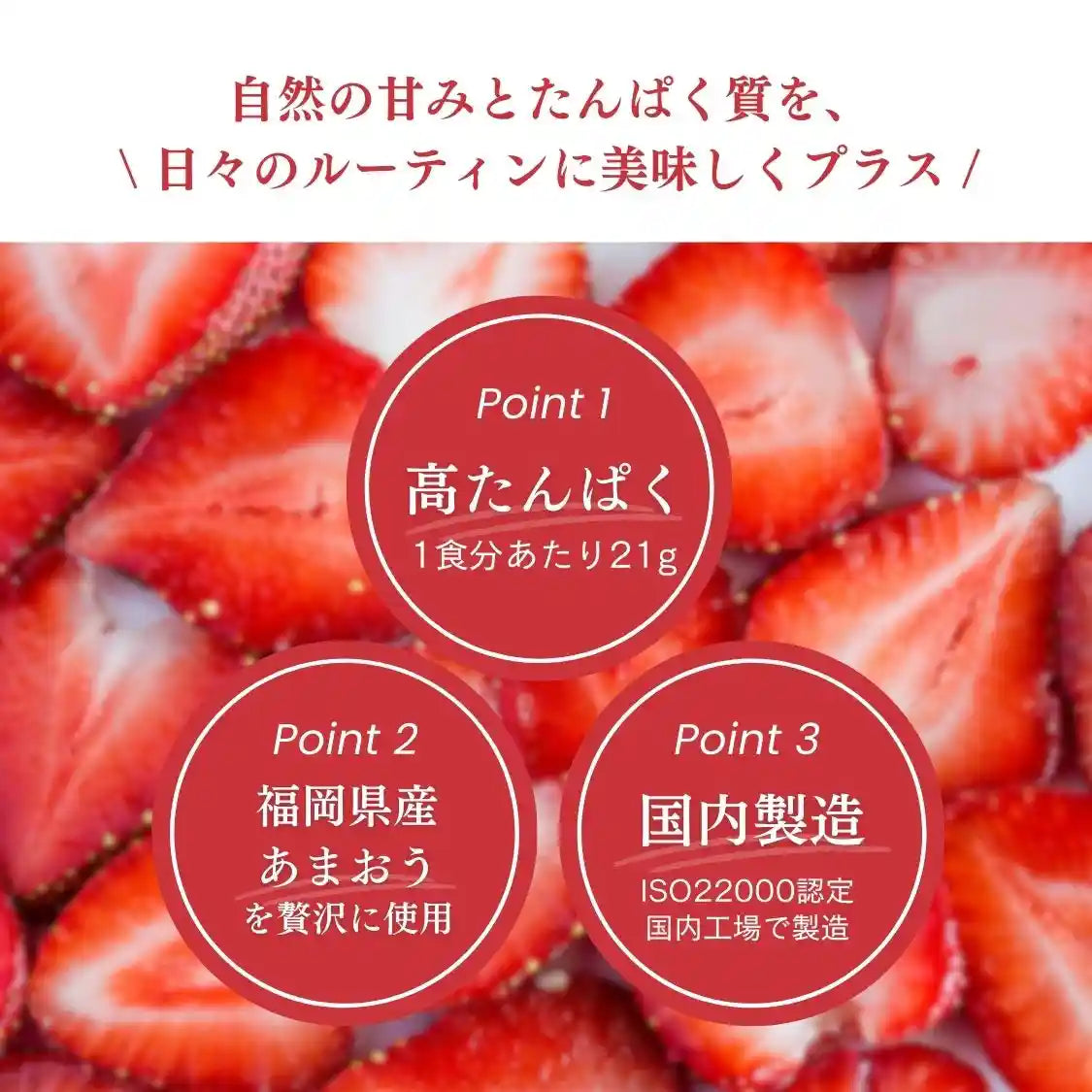 ホエイプロテイン（WPC）ストロベリーラズベリー