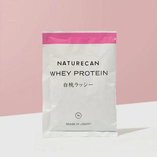 ホエイプロテイン（WPC）1食分パック 白桃ラッシー