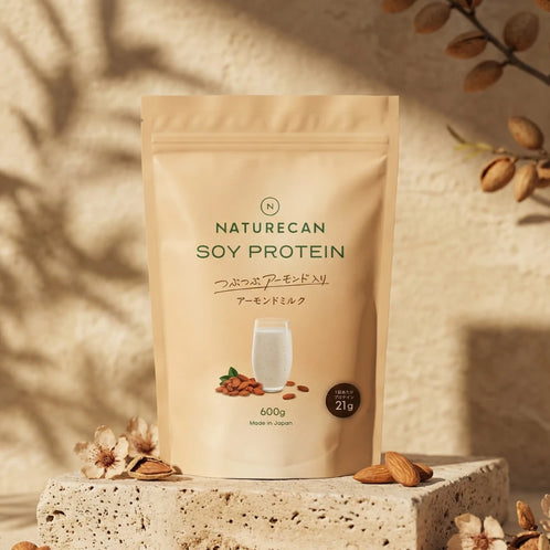 【1/20より発送】ソイプロテイン アーモンドミルク つぶつぶアーモンド入り