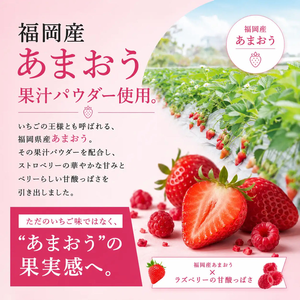 ホエイプロテイン（WPC）ストロベリーラズベリー